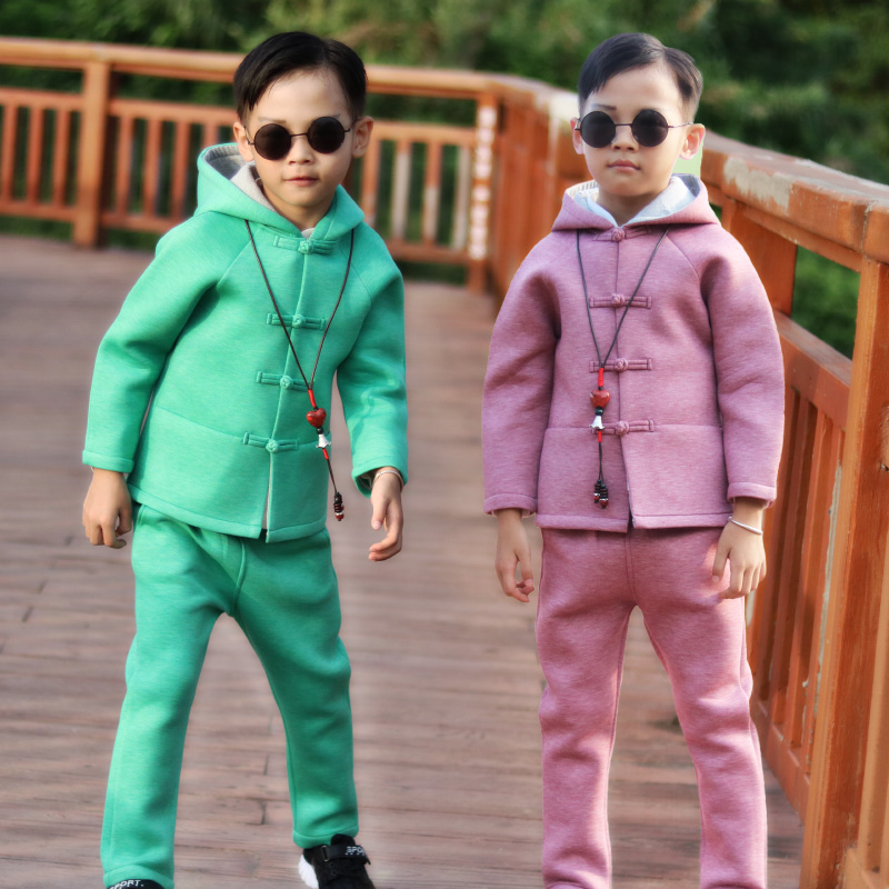 高端系列国潮连帽太空棉套装