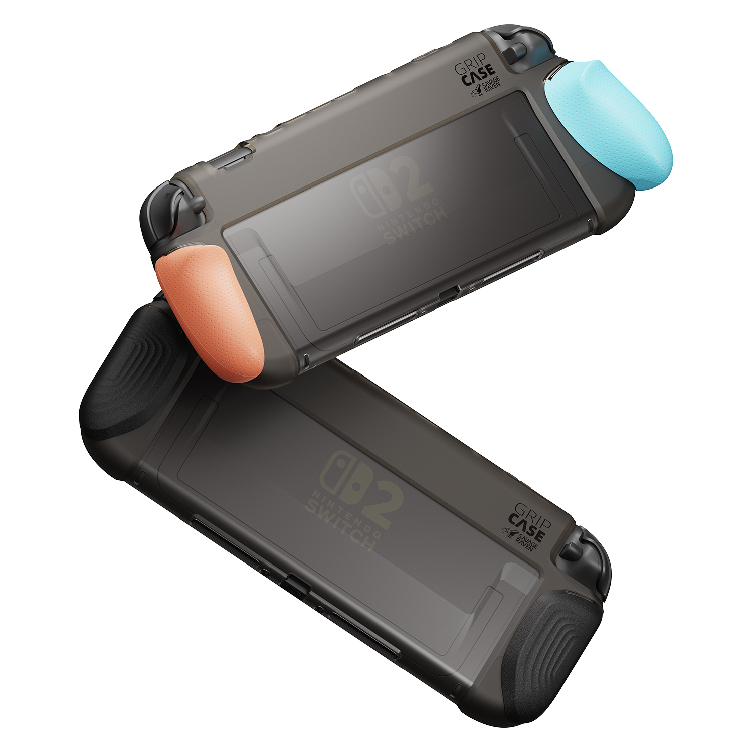 Skull & Co.Switch2保护壳 能插底座骷髅skullnco GripCase2 NS2专用握把外壳人体工学舒适手感Switch2握把壳