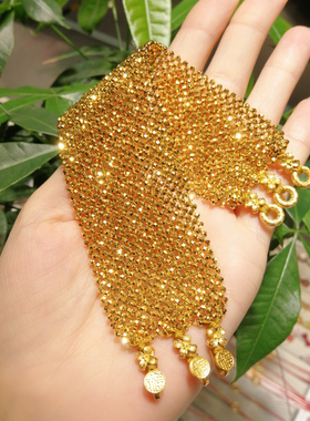 足金999编织手链女款时尚百搭手饰送女友礼物黄金手链