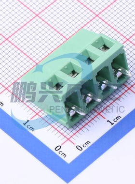 DB128V-5.08-4P-GN-S 螺钉式接线端子 间距5.08mm 1*4P 直针 绿色