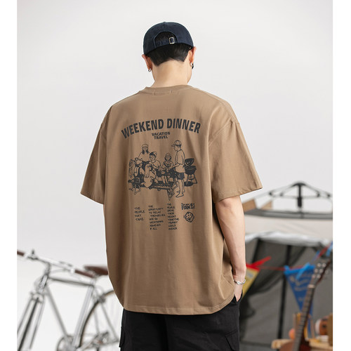 休闲短袖简约个性舒适