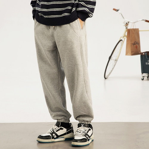 coolramon冬季重磅运动卫裤男