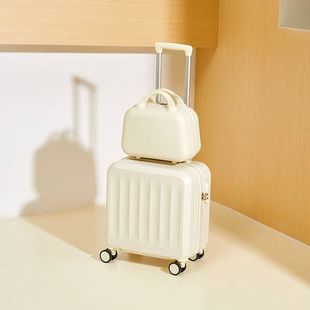 小行李箱短途旅行铝框旅行箱18寸可登机拉杆小20寸小型男女迷你轻