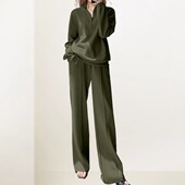 裤 新款 子套装 简约休闲时尚 2026年春季 季 时髦套头卫衣裤 减龄两件套