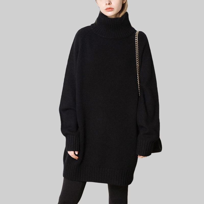 外穿套头慵懒风针织衫