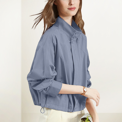 拉链小个子休闲洋气外套潮