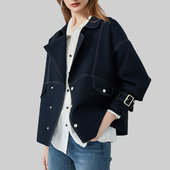 百搭开衫 西装 设计感夹克修身 新款 别致上衣 领风衣外套女2026年春季