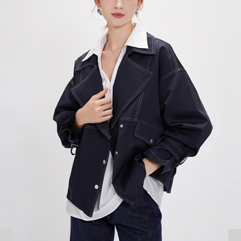 外套女休闲宽松夹克潮