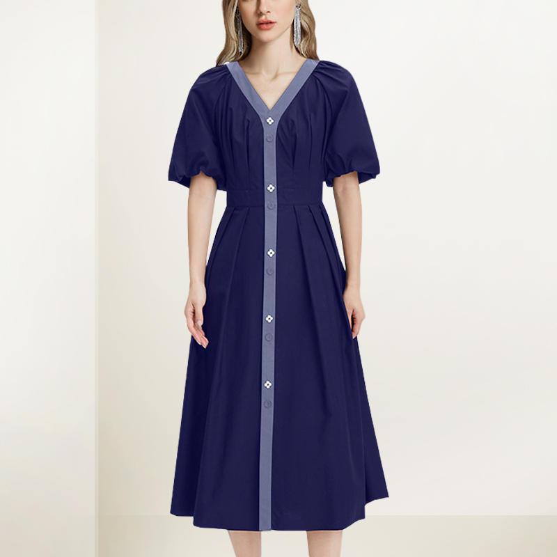 高端精致气质a字裙子潮