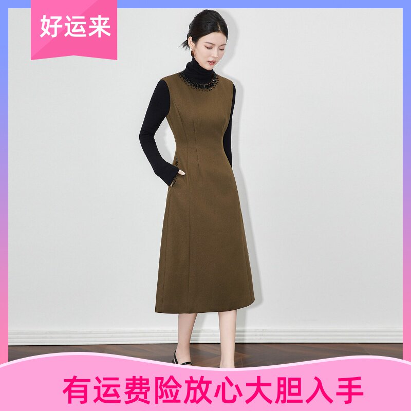 -南油轻奢高货重工钉珠收腰修身