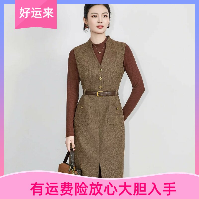 -时尚气质高货细编织羊毛混纺呢