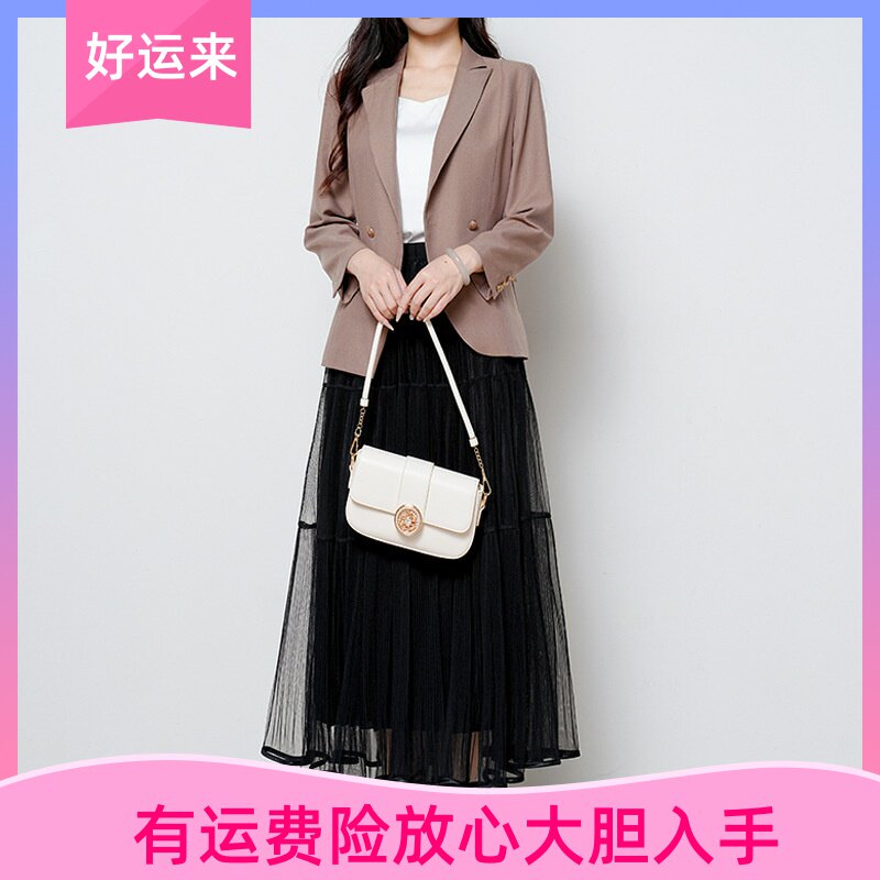 春秋季气质翻驳领设计感通勤知