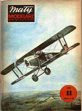 《Maly Modelarz》纸模型 Ansaldo 1.A Balilla 战斗机 DIY手工制