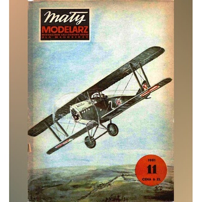 《Maly Modelarz》纸模型 Ansaldo 1.A Balilla 战斗机 DIY手工制