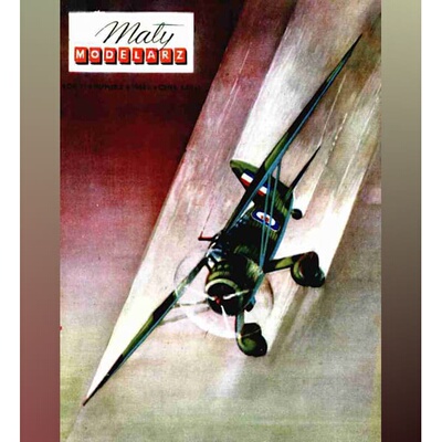 《Maly Modelarz》1963年纸模型 Westland Lysander飞机DIY
