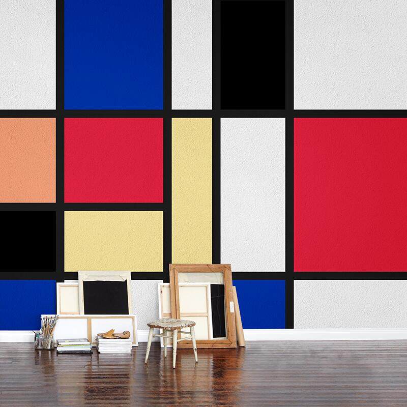 北欧几何图形不规则墙纸艺术抽象现代简约客厅电视背景墙沙发壁纸在类目 家装主材, 墙纸, 无纺布墙纸中 - 来自Buy2taobao.com提供专业的淘宝代购服务