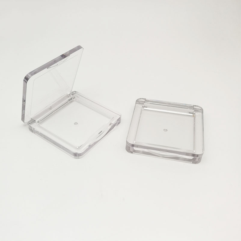 彩妆透明单层眼影盒分装盘
