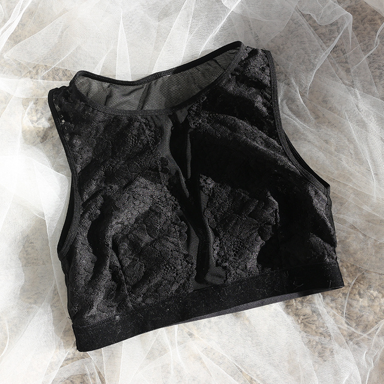 超薄无垫无钢圈背心文胸