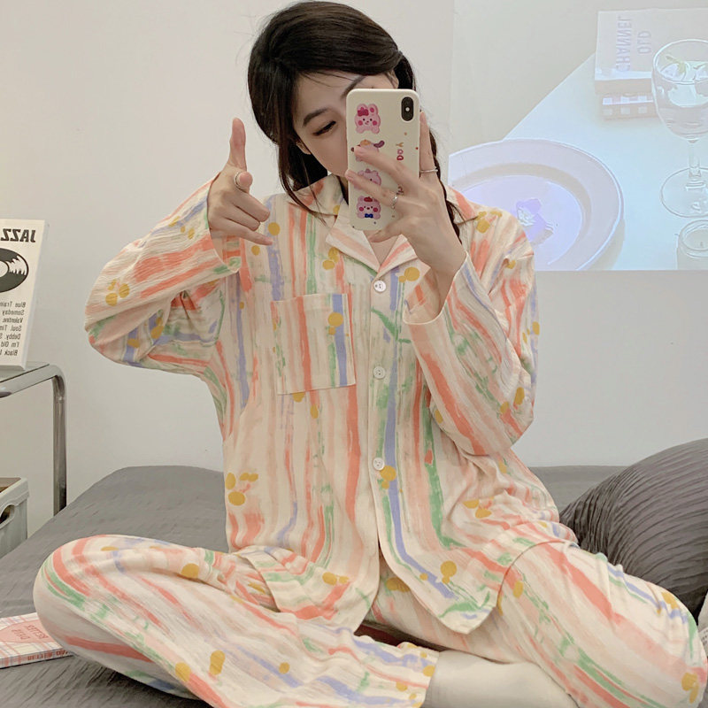 秋季月子服春秋纯棉产后哺乳衣10月份98秋装孕妇睡衣女秋冬怀孕期