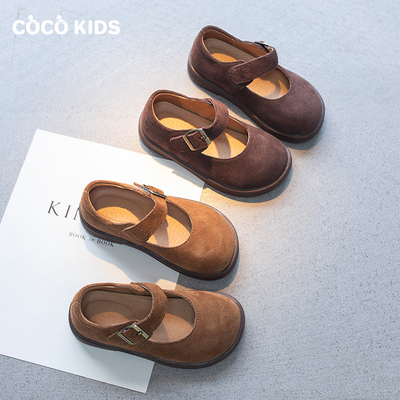 女童小皮鞋2025春秋新款儿童软底豆豆鞋小女孩浅口英伦风复古单鞋,童鞋/婴儿鞋/亲子鞋,皮鞋,淘宝优惠券,粉丝福利购,淘宝优惠卷