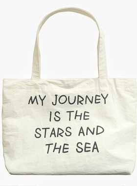 氧气种子oxygen seed2026春款ins日韩字母百搭帆布包大容量托特包