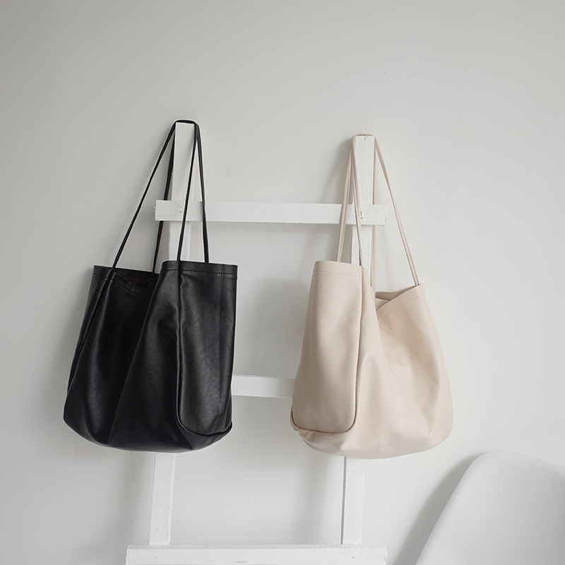 2025夏季新款纯色托特包