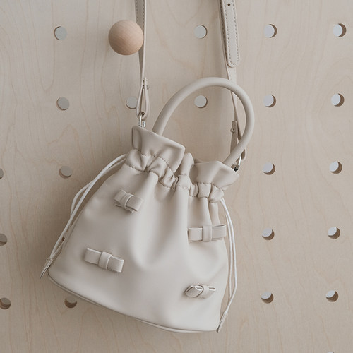 蝴蝶结ins氧气种子抽绳百搭韩版