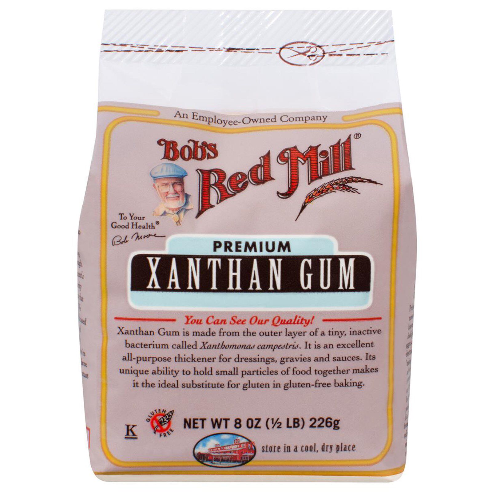 现货红磨坊xantham gum食用级黄原胶增稠剂无麸质烘进口黄原胶粉
