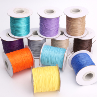 韩国蜡线手工diy项链手链编织皮绳吊坠挂绳手绳皮绳耐磨饰品配件