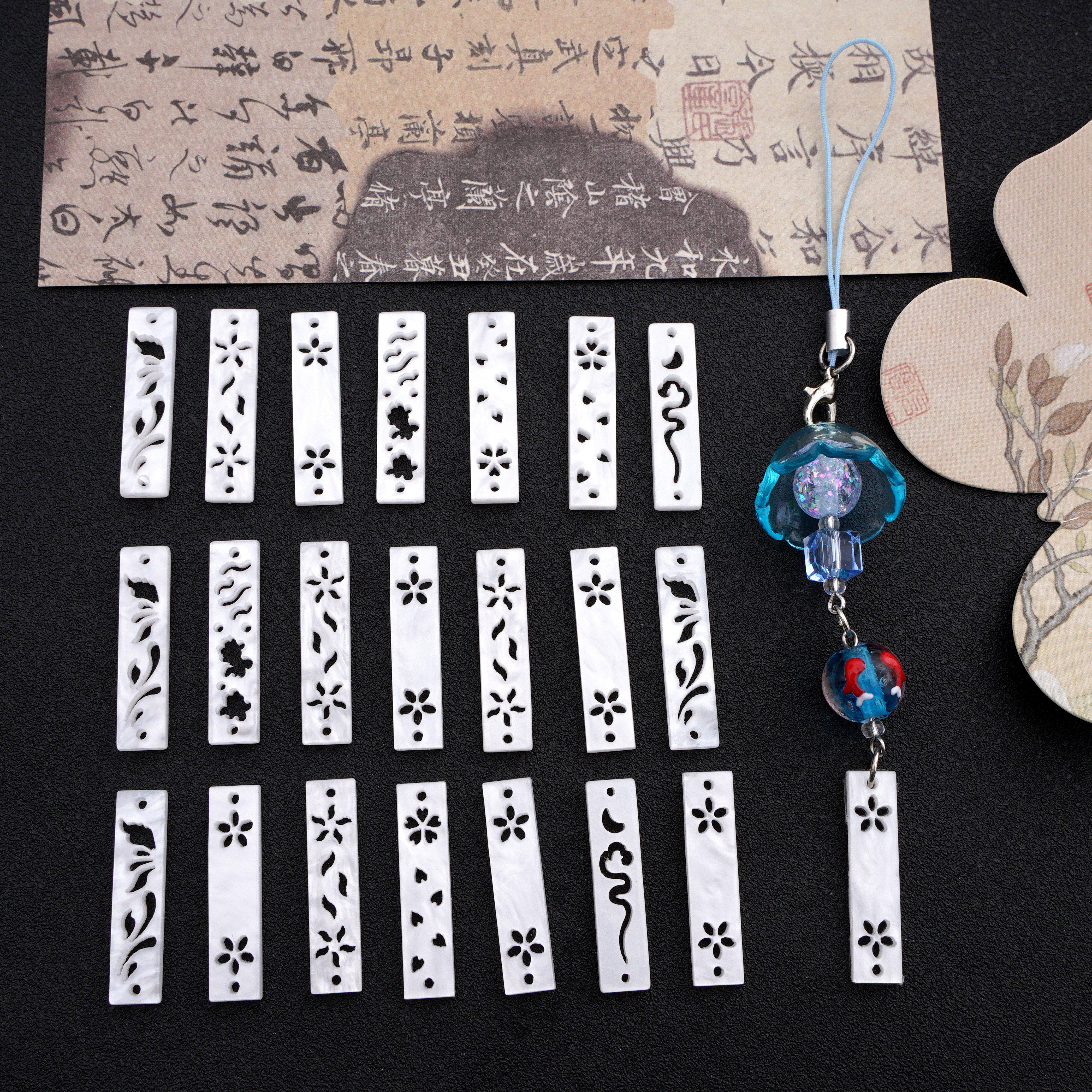 醋酸仿贝壳雕纹镂空祥云双孔吊牌diy发簪发夹流苏连接材料包配件,饰品/流行首饰/时尚饰品新,其他DIY饰品配件,淘宝优惠券,粉丝福利购,淘宝优惠卷