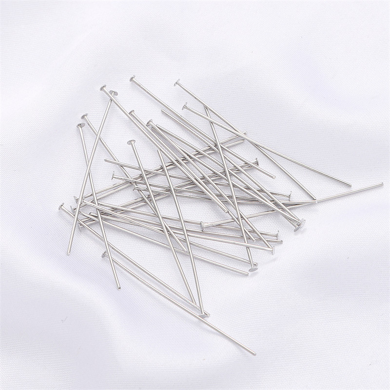 색상 보존 구리 14K18K 금도금 백금은 T 바늘 플랫 헤드 바늘 확장 T 자형 바늘 DIY 수제 재료 액세서리