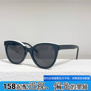 欧美板材猫眼框太阳眼镜女5414时尚 墨镜男防紫外线配近视