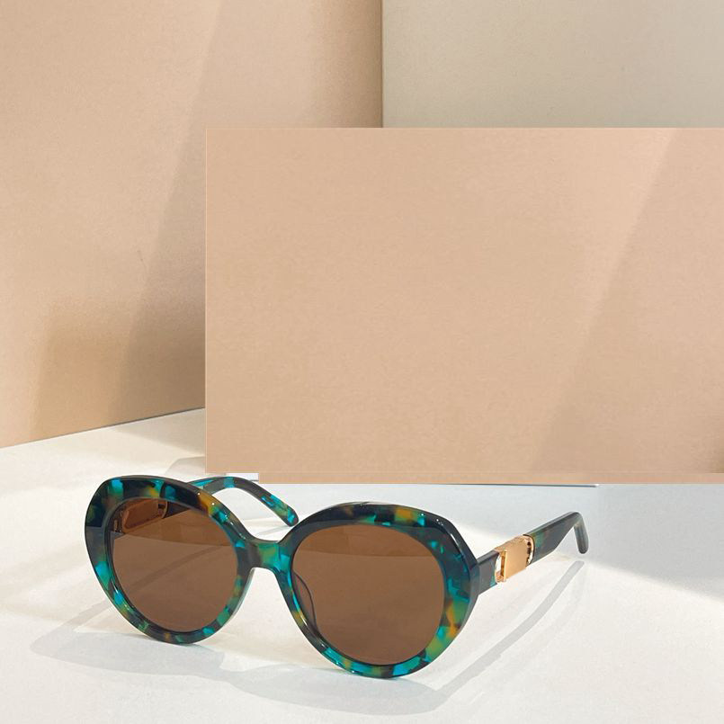 时尚网红风圆形板材太阳眼镜2214男女款遮阳墨镜时尚防紫外线彩色