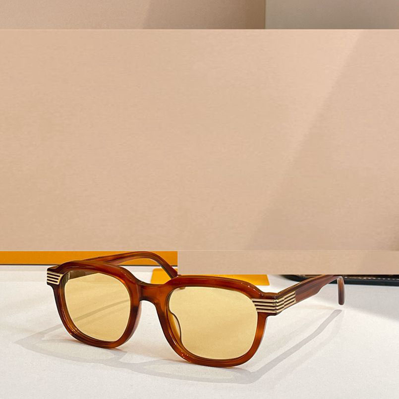 新款板材方形小框太阳眼镜男女通用2889时尚网红风遮阳墨镜玳瑁黄