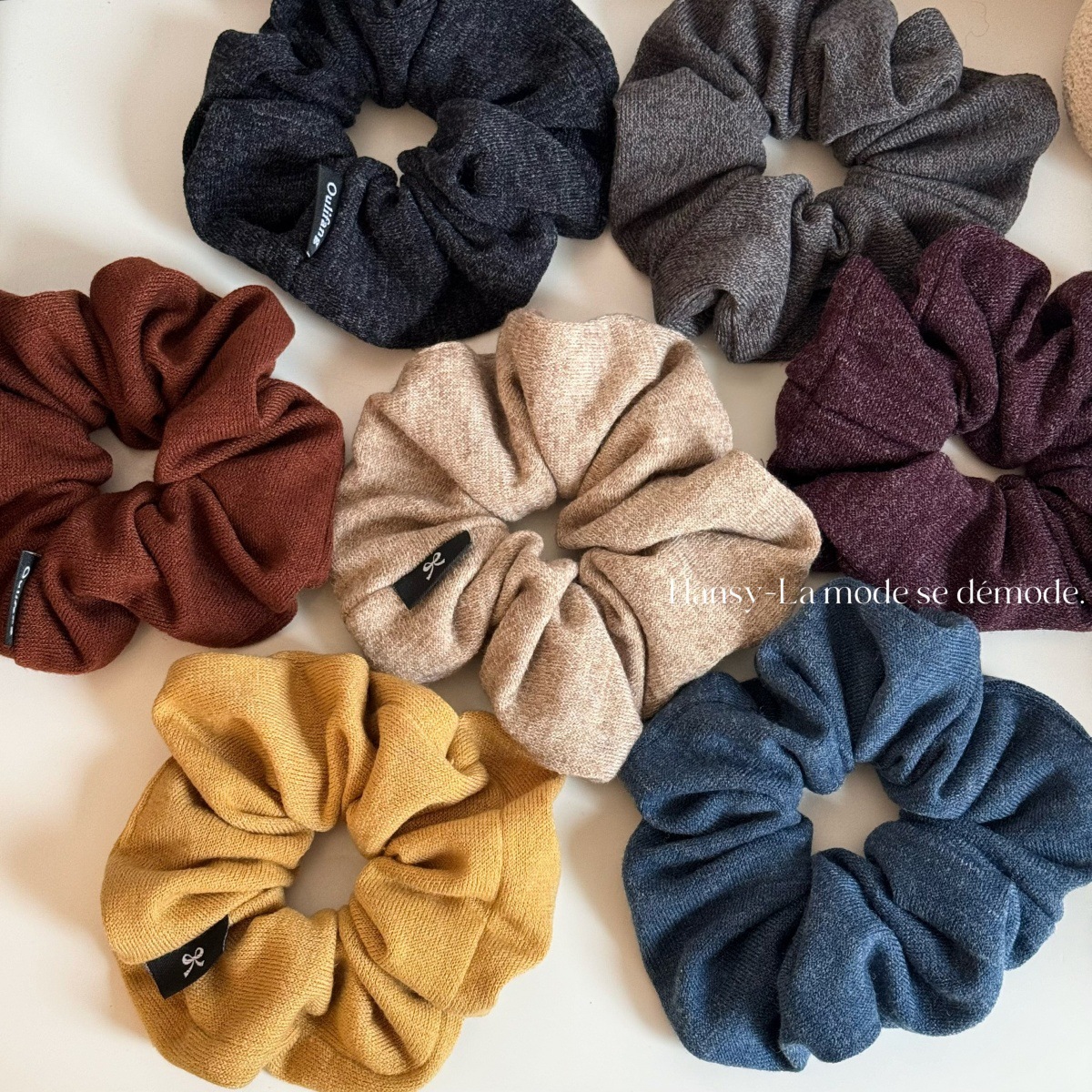 韩系大号蝴蝶结大肠发圈女高级感布艺百搭丸子头大肠圈皮筋扎头绳