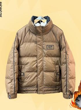 立98008外套116爆款羽绒服领黑马男