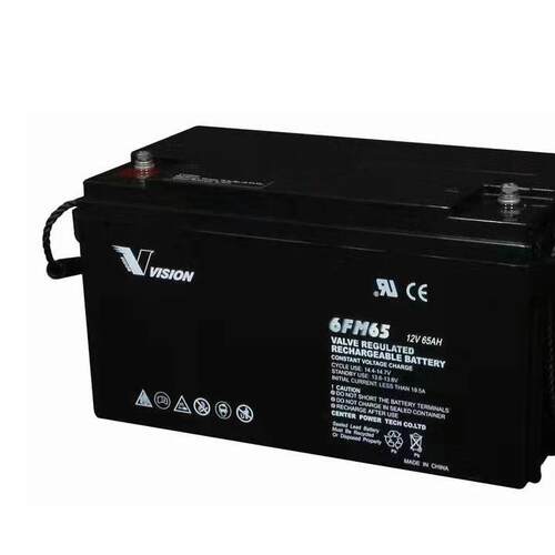 VISION威神蓄电池6FM65 12V65AH铅酸免维护UPS 直流屏EPS消防