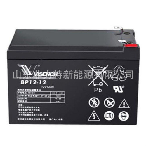 VISENCH蓄电池CP12120 12V12AH消防 通讯UPS 电力控制柜电池
