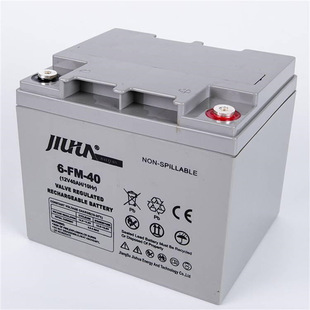 JIUHUA蓄电池6 40规格参数12V40AH机房基站太阳能路灯船舶