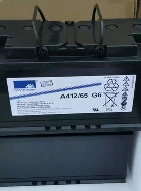 A412/65 G6 12V65H/10HR进口蓄电池 EPS应急直流屏电源