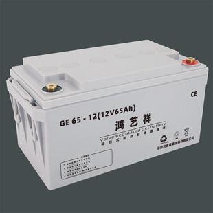GE65-12 铅酸免维护储能电瓶 智能图纸柜UPS不间断电