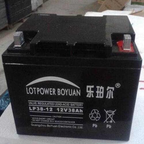 乐珀尔蓄电池LP38-12 12V38AH消防照明 电梯UPS电源配套