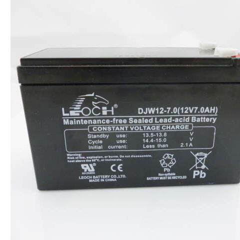 理士蓄电池DJW12-7铅酸免维护12V7AH UPS蓄电池 7安童车电池
