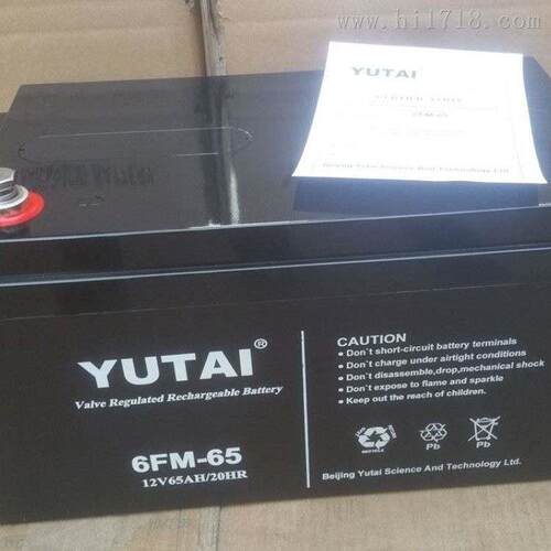 YUTAI蓄电池6FM-12 宇泰蓄电池12V12AH 阀控式密封铅酸蓄电池
