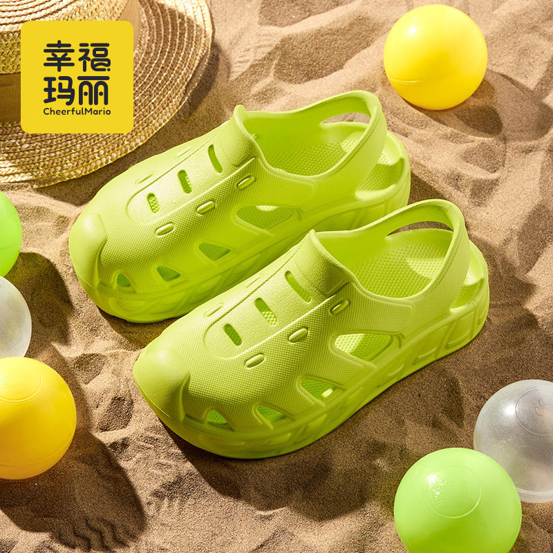 儿童凉鞋宝宝溯溪洞洞鞋男女童室外防滑防臭中大童外穿涉水沙滩鞋