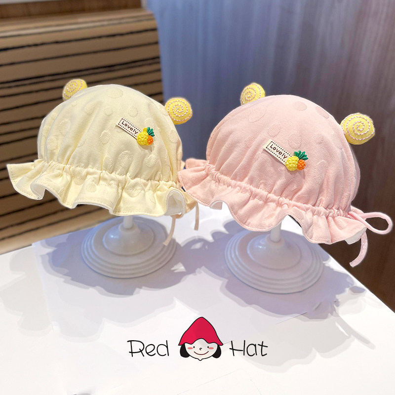 新生婴儿帽春夏初生纯棉薄款幼儿渔夫防晒宝宝无骨盆儿童胎帽,童装/婴儿装/亲子装,帽子,淘宝优惠券,粉丝福利购,淘宝优惠卷