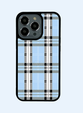 17promax欧美ins风蓝色条纹15plus适用苹果11/16promax/xsmax/14plus手机壳78p时尚13保护套
