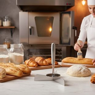 三角切割器三角形花卷三角形模具开花神器面包店商用不锈钢