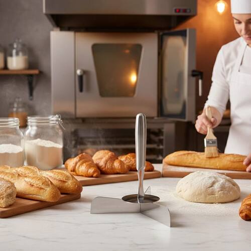 三角切割器三角形花卷三角形模具开花神器面包店商用不锈钢