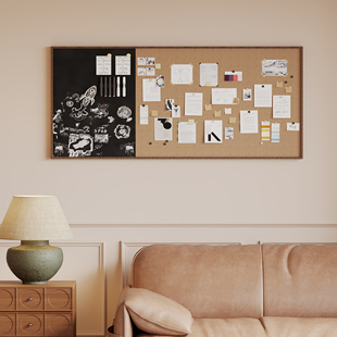 磁吸毛毡板墙贴照片墙软木板墙上装饰羊毛毡幼儿园教室留言背景板